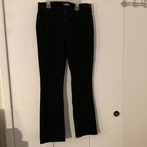 Old Navy mid rise curvy/profile corduroy Women's Dark Flare Jeans